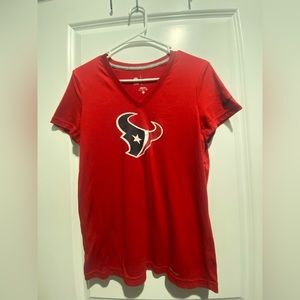 NIKE HOUSTON TEXANS WOMAN V-NECK